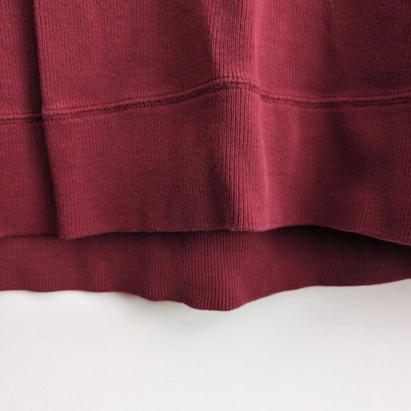 MARTIN + OSA Red Zip Neck Long Sleeve Sweatshirt - Picture 10 of 14